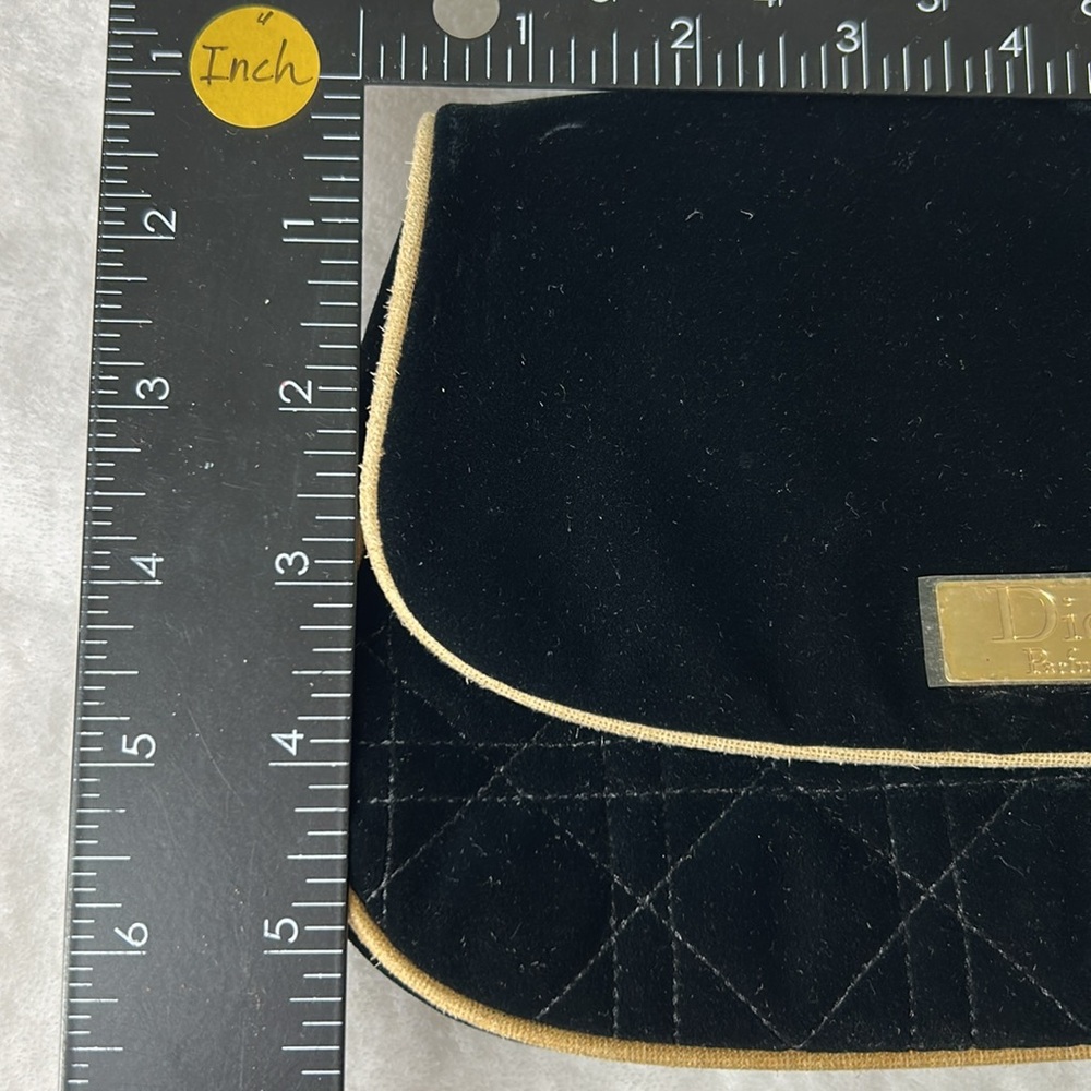 🖤Dior Parfums Black velvet pouch - Picture 12 of 14
